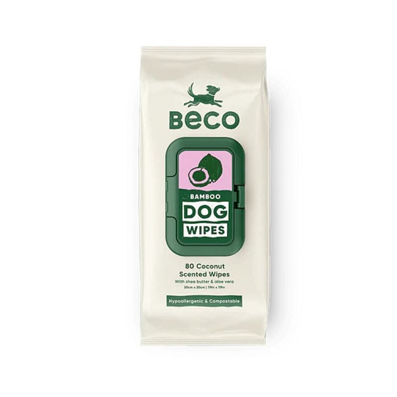 Beco BAMBOO Dog Wipes Hond Coconut Scented