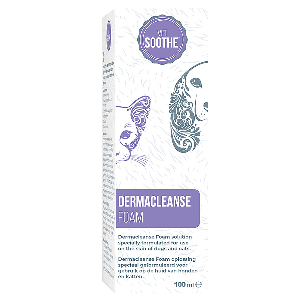Vetsoothe Dermacleanse Foam Hond Kat 100 ml