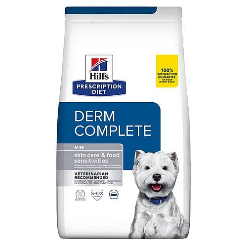 Hill's Prescription Diet Derm Complete Hondenvoer Mini - 6 kg