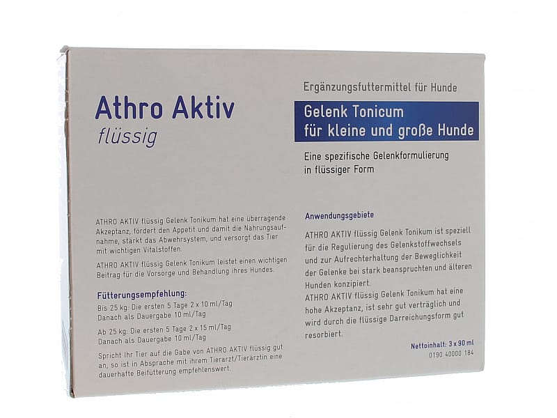 Aniwell Athro Aktiv Gewrichts Tonicum Hond 3 x 90 ml