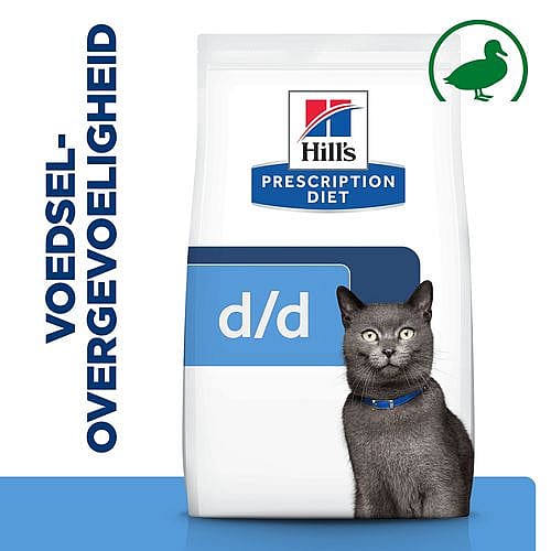 Hill's Prescription Diet DD Food Sensitivities Kattenvoer Eend & Erwt