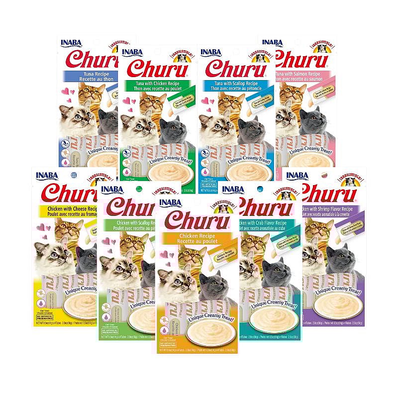 Inaba Churu Vloeibare Snacks Kat 4 stuks