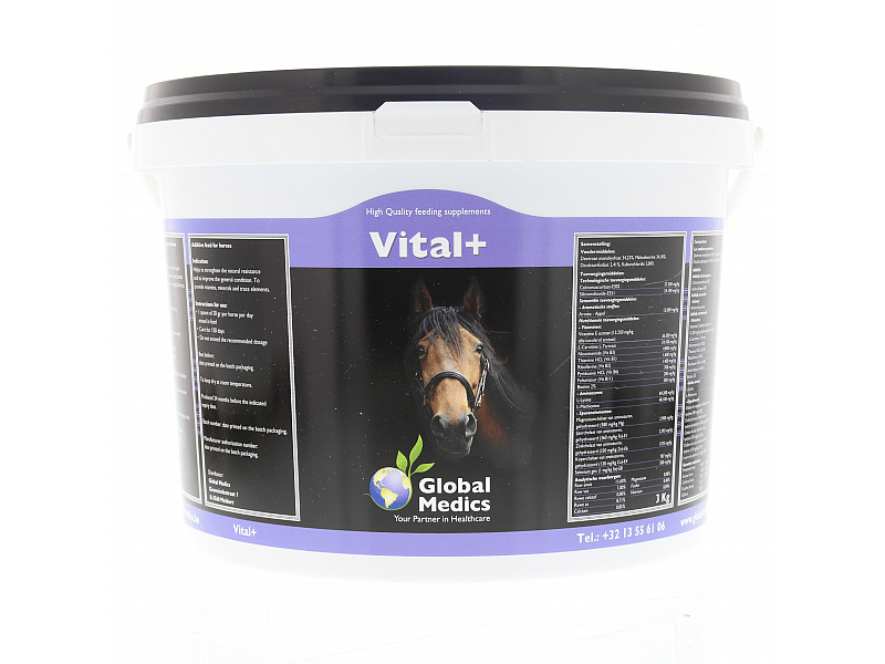 Global Medics Vital+ Vitaminen Mineralen Paard