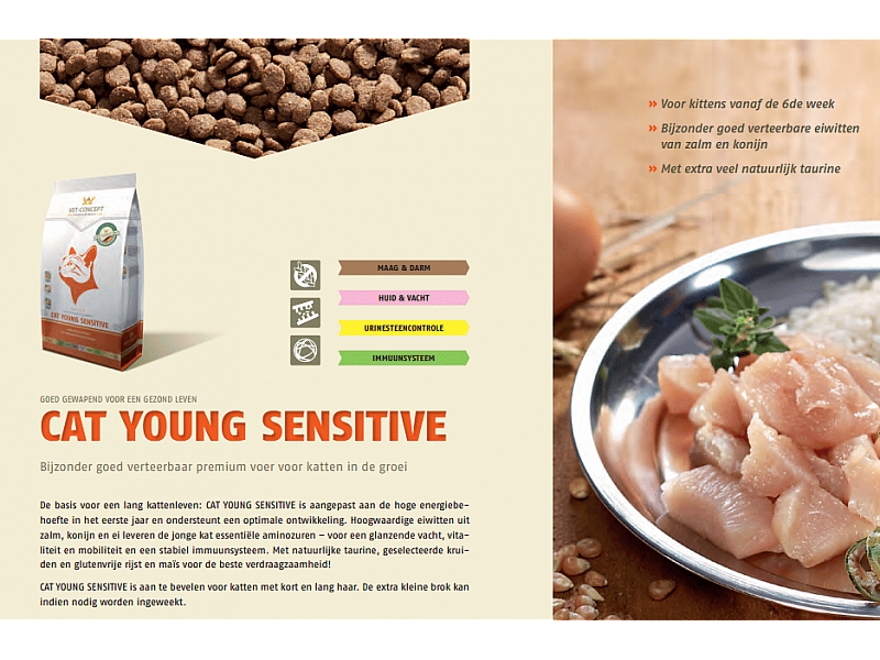 Vet-Concept Young Sensitive Kattenvoer 10 kg