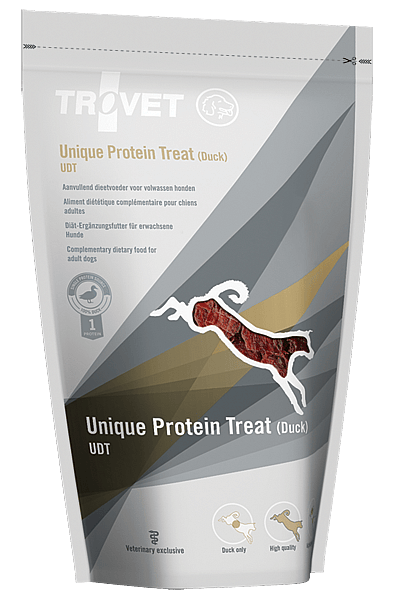 Trovet UDT Unique Protein Treat Duck Hond 125 gram