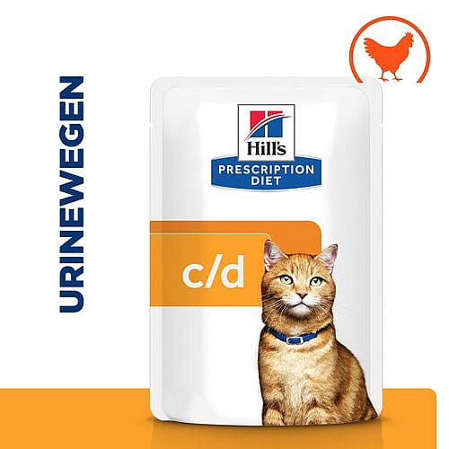 Hill's Prescription Diet CD Multicare Urinary Care Kattenvoer 12 x 85 gram maaltijdzakjes - Zalm