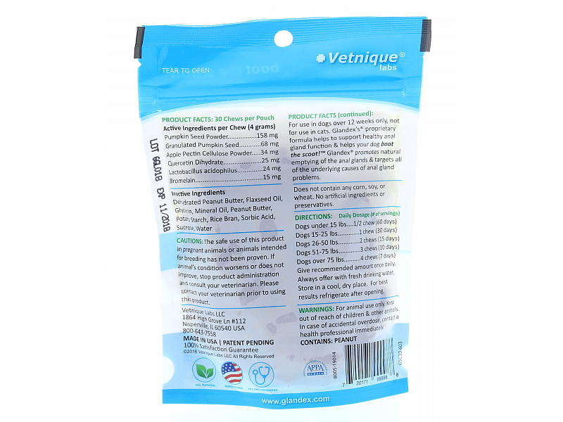 Glandex Pindakaas Soft Chews