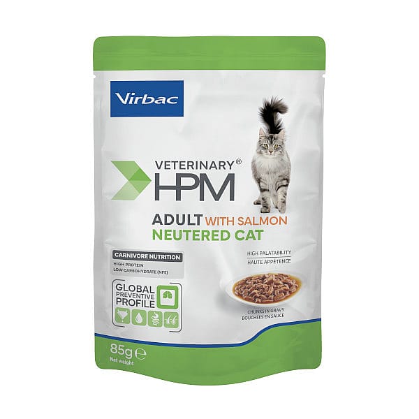 HPM Cat Adult Neutered Zalm 12 x 85 gram
