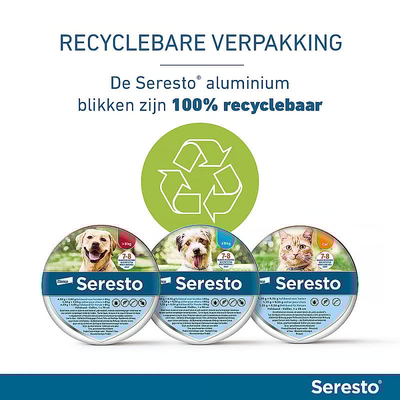 Seresto Halsband Kat: Vlooien en Teken Bescherming - 7 tot 8 maanden - Geurloos & Waterbestendig 1-pack (1 halsband)