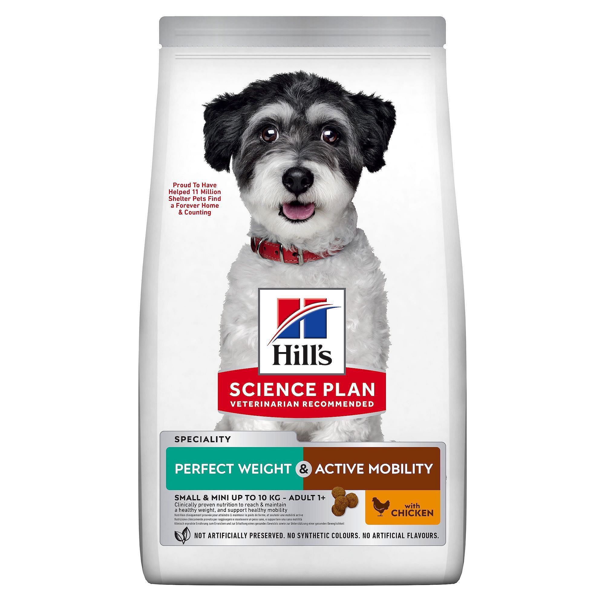 Hill's Science Plan Perfect Weight & Active Mobility Small & Mini Adult Hondenvoer met Kip