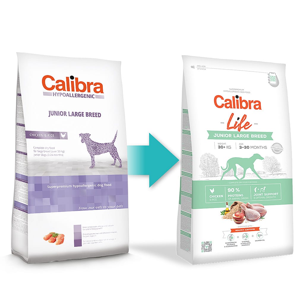 Calibra Hond Life Junior Large Breed Chicken