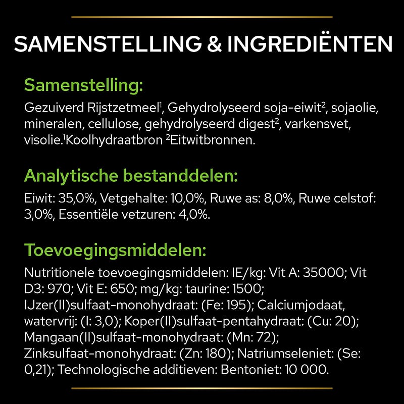 Purina Pro Plan Veterinary Diets Feline HA Hypoallergenic Kattenvoer