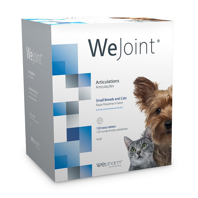 Wepharm WeJoint Gewrichten 120 tabletten Small breed hond & kat