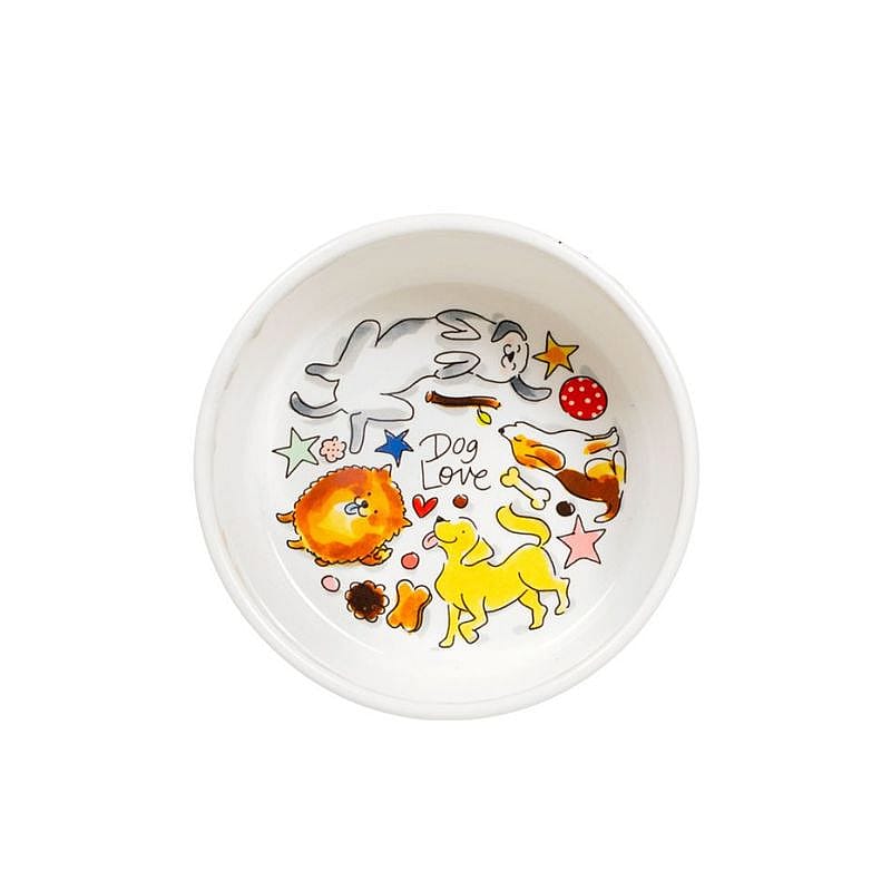 Blond Amsterdam Voerbak Love Hond