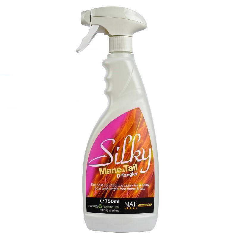 NAF Silky Mane en Tail D-Tangler – Luxe Ontklitspray voor Manen en Staart 750 ml