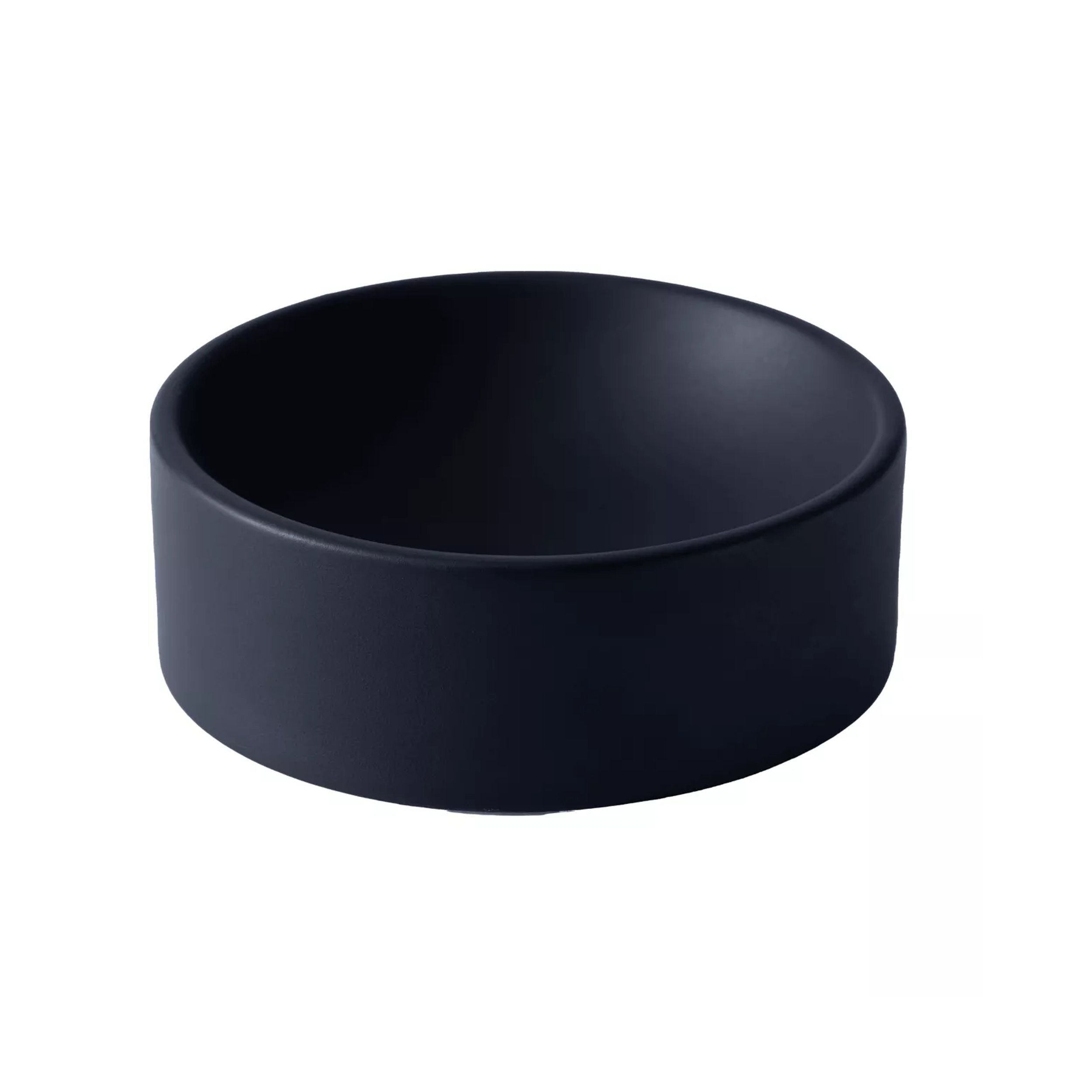 kom, beker, donkerblauw, gladde afwerking, ronde schaal