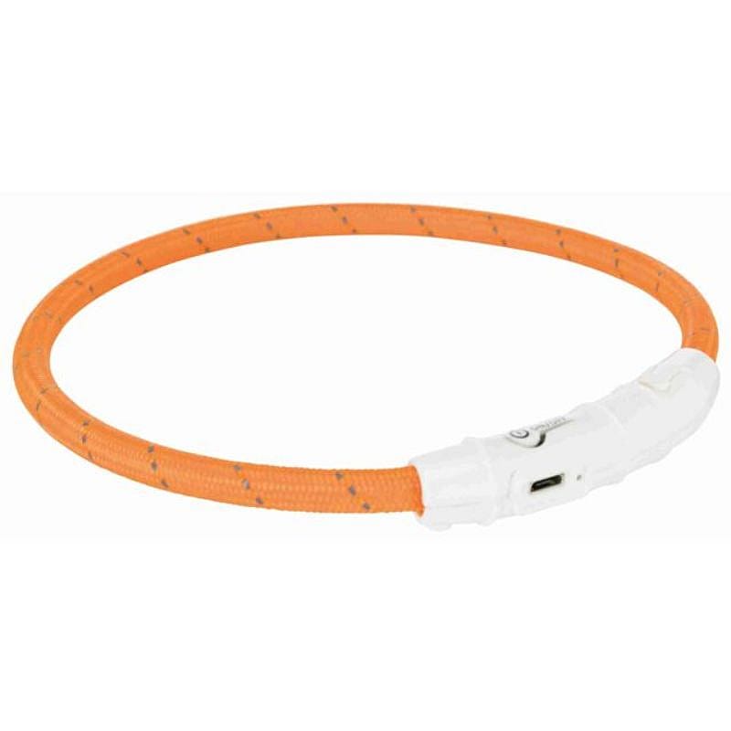 Trixie Flash Lichtgevende Halsband USB Hond