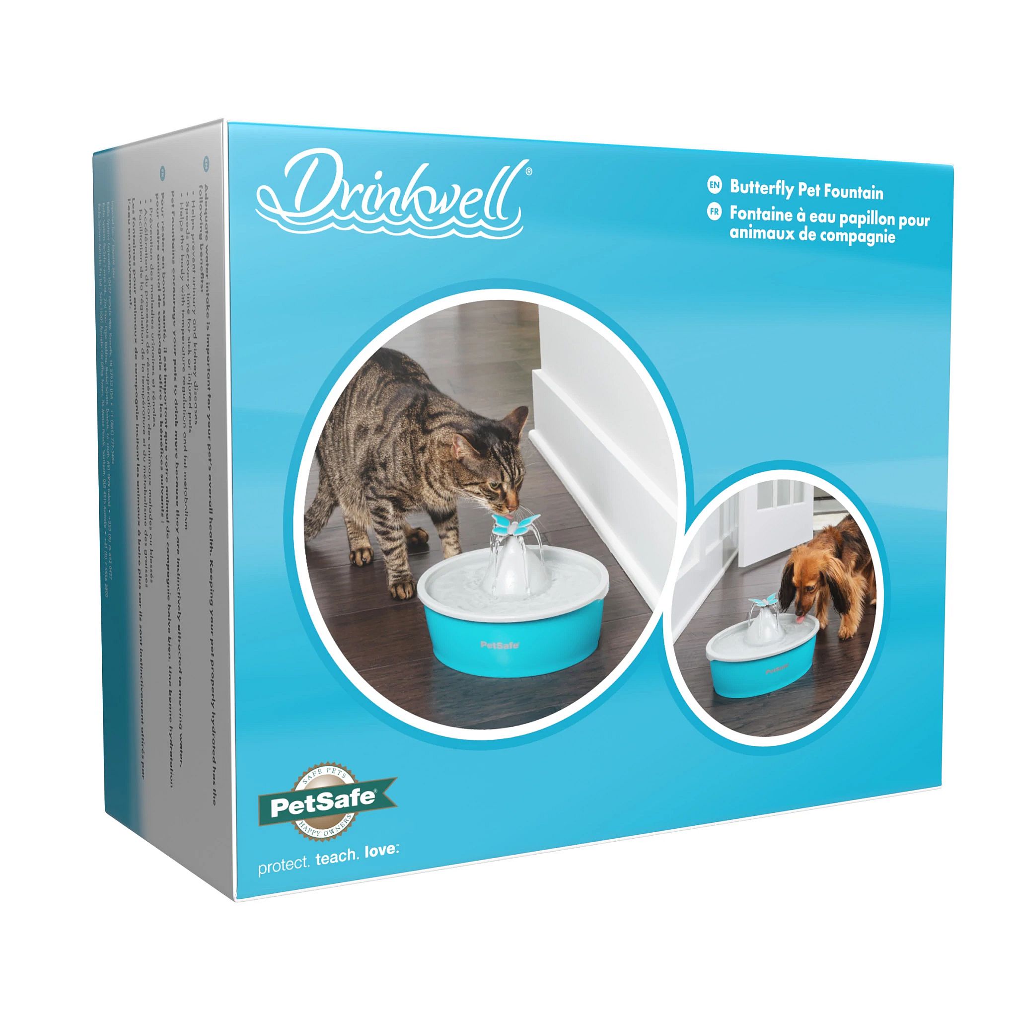 PetSafe Drinkwell Butterfly Pet Fountain Hond Kat 1.5 liter