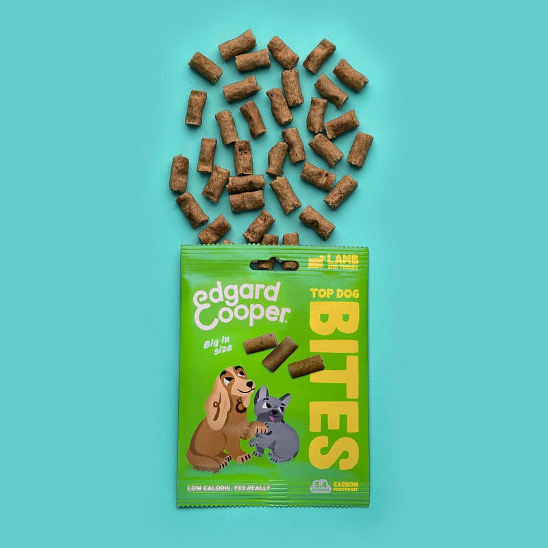 Edgard & Cooper Top Dog Bites Lam & Kalkoen Large - 50 gram