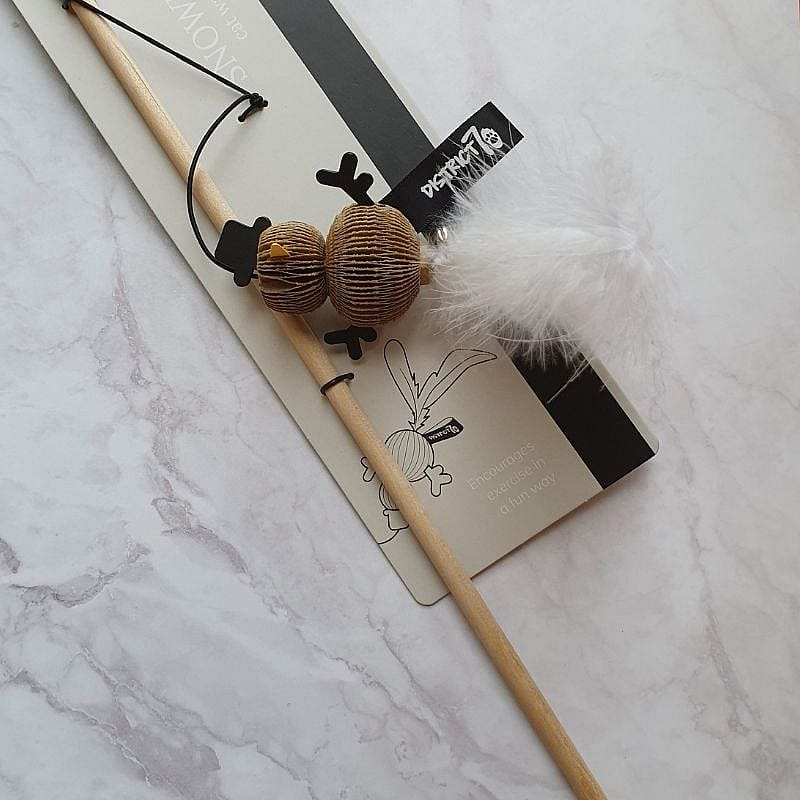 District70_Snowman_2 District 70 Cat Wand Toy Limited Edition ''Kerst'' Kat