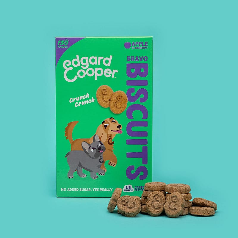Edgard & Cooper Bravo Biscuits Appel & Bosbes 400 gram