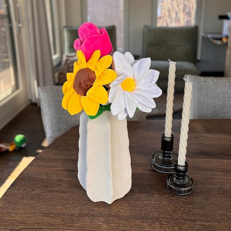 vazen, kruik, kandelaar, tafeldecoratie, bloemenboeket