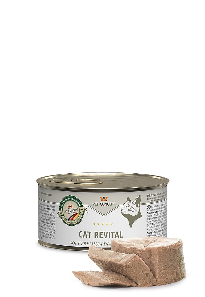 Vet-Concept Revital Natvoer Kat - herstel (convalescence) en gewichtstoename 6 x 100 gram
