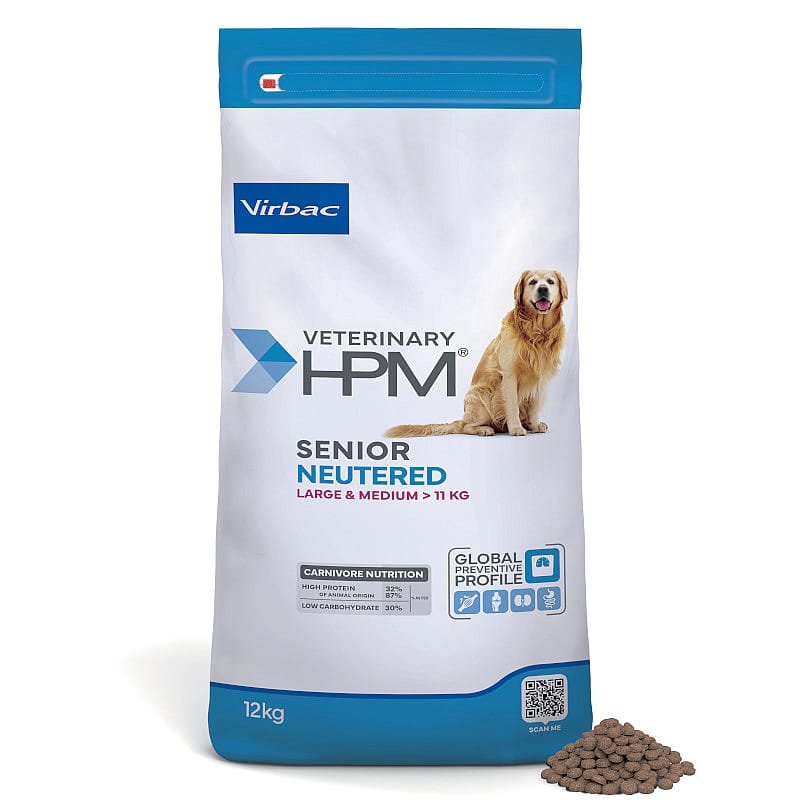 HPM Senior Neutered Dog Large & Medium 12 kg