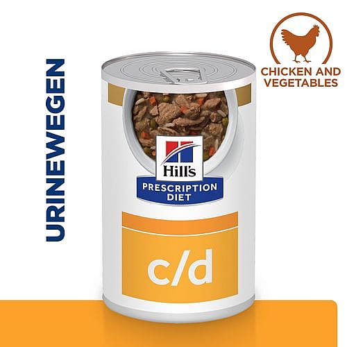Hill's Prescription Diet CD Multicare Urinary Care Hondenvoer Kip 12 x 354 gram stoofpotjes