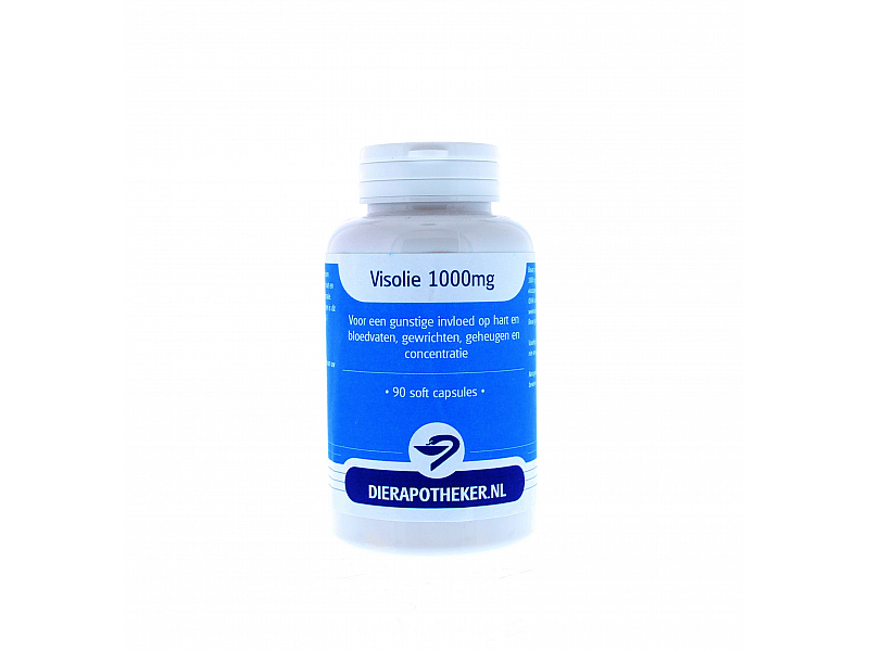 Dierapotheker Huisdierenmerk Visolie met Omega 3-vetzuren 90 soft capsules