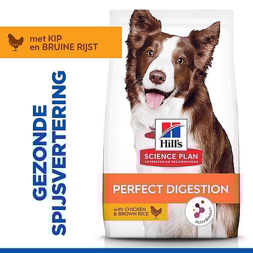 Hill's Science Plan Canine Adult Perfect Digestion Hondenvoer Medium