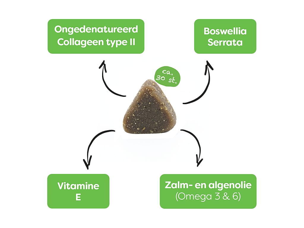 Sanimal Soepele Gewrichten Hond 90 gram (circa 30 brokjes)