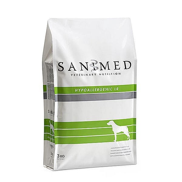 Sanimed Hypoallergeen Hond LR Dieetvoer: Voedselintolerantie - Gevoelige Maag - Darmen 3 kg