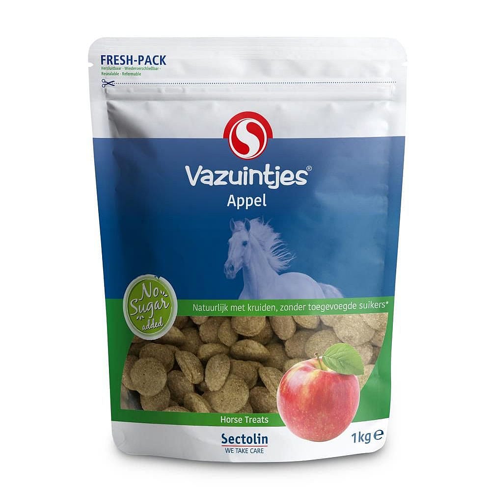 Sectolin Vazuintjes Snoepje Paard 1 kg - Appel
