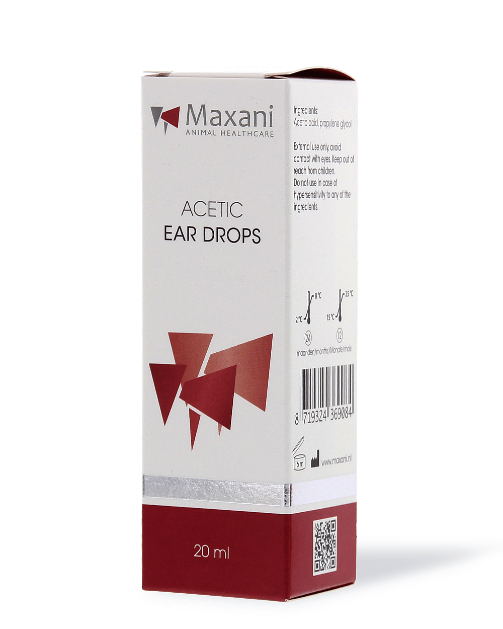 Maxani Zure Oordruppels 20 ml