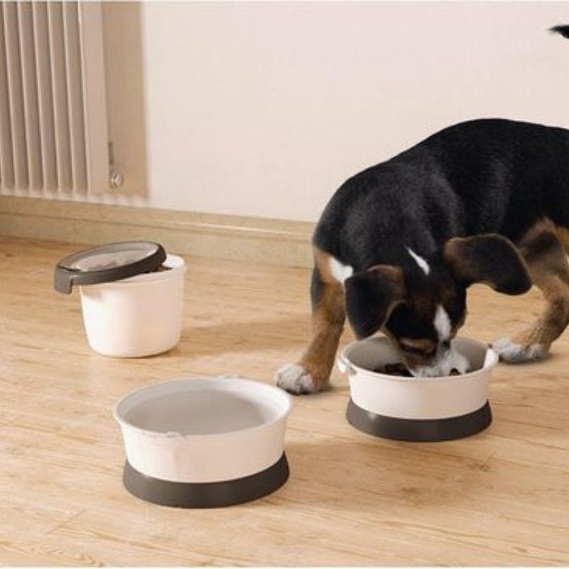 Beeztees Curver Drink- En Voerbak Reisset Hond Kat