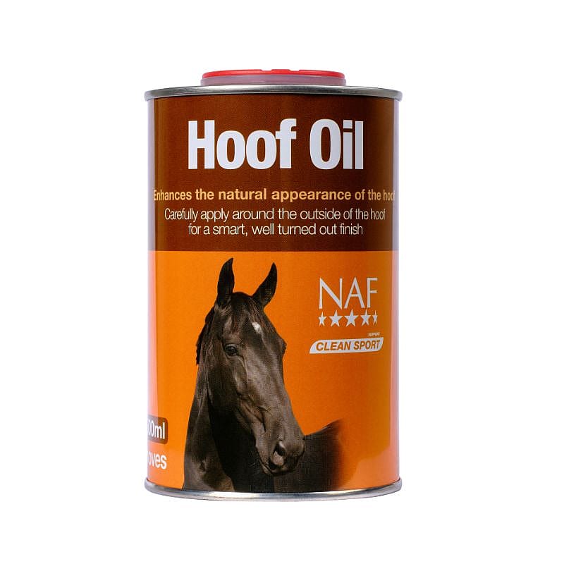 NAF Hoof Oil 500 ml – Natuurlijke hoefolie voor glans en verzorging