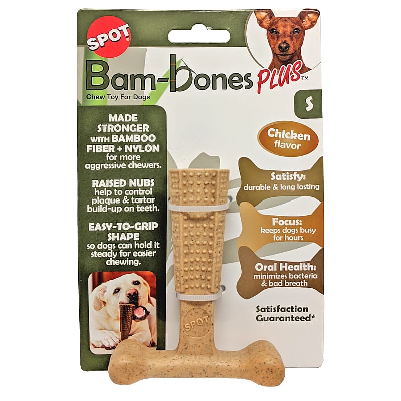 Spot Naturals Bam-Bones Plus Easy Grip Kauwspeeltje Hond