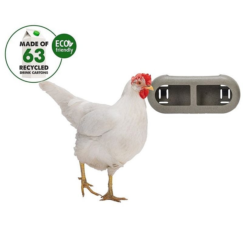 hen, kippet, eco friendly, gerecycled, drink cartons
