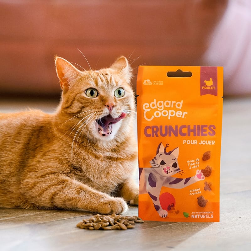 Edgard & Cooper Crunchies Kattensnacks 50 gram Kip