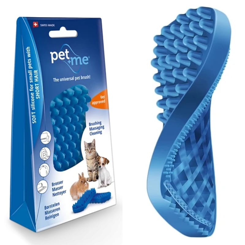 Pet+Me Borstel Cat Kort haar - Blauw
