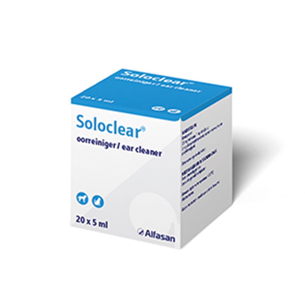 Soloclear Oorreiniger Hond Kat 20 x 5 ml