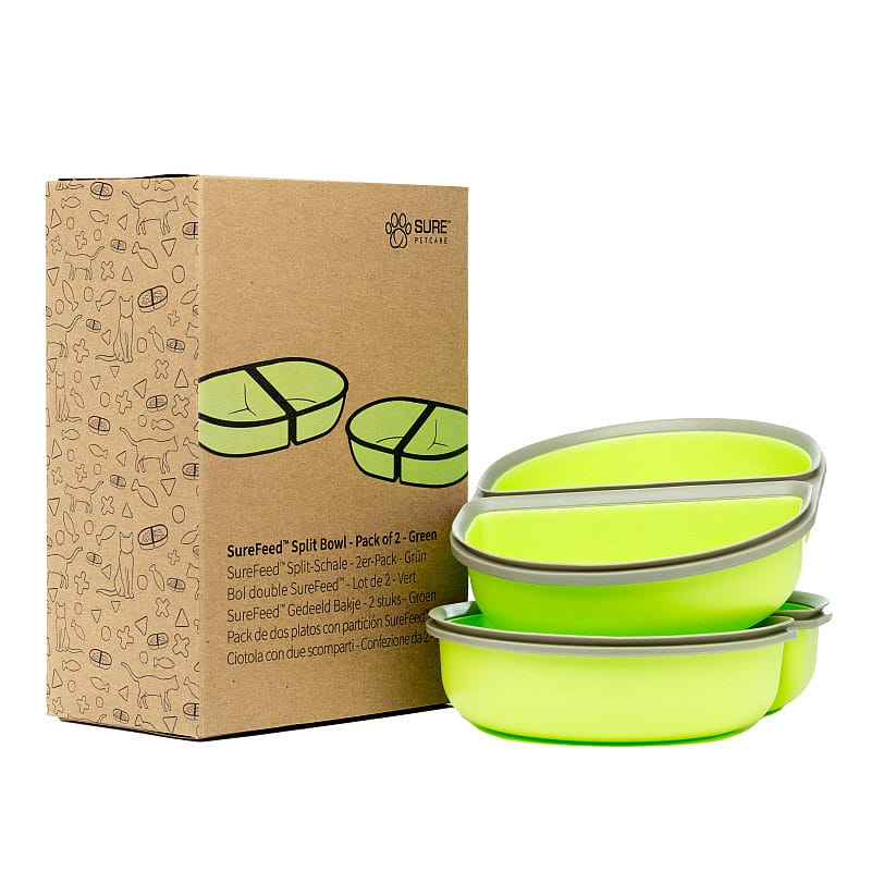 Surefeed Voerbakje Gesplitst Groen