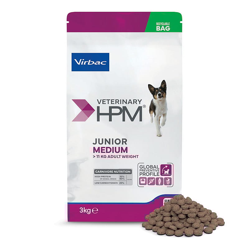 HPM Junior Medium Dog 3 kg