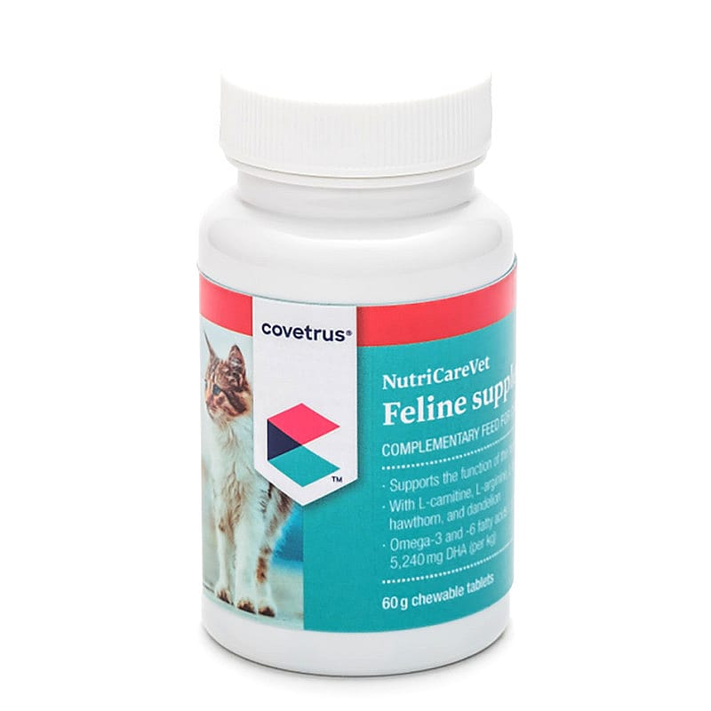 NutriCareVet Cardiac Support Kat 80 kauwtabletten