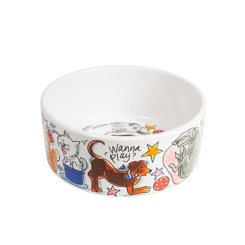 Blond Amsterdam Voerbak Love Hond