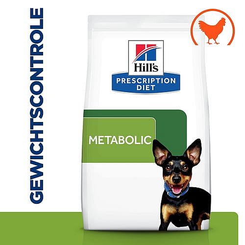 Hill's Prescription Diet Metabolic Mini Weight Management Hondenvoer Kip 3 kg