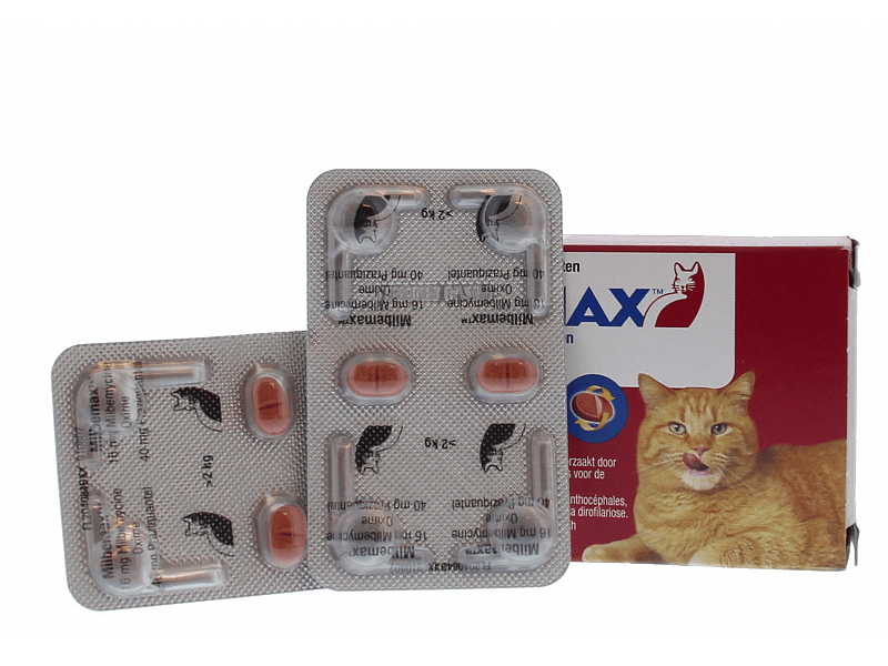 Milbemax Grote Kat Ontwormingstabletten 4 tabletten