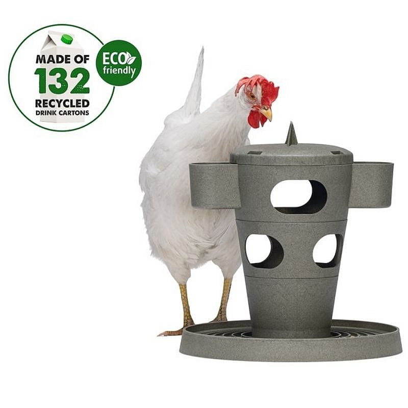 kip, vogel, drinkhouder, gerecycled, eco vriendelijk