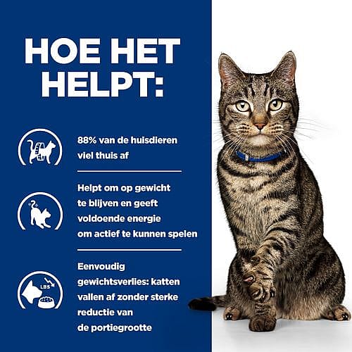 Hill's Prescription Diet Metabolic Weight & Diabetes Management Kattenvoer met Kip 24 x 156 gram blikjes